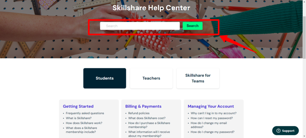 Skillshare-Help-Center